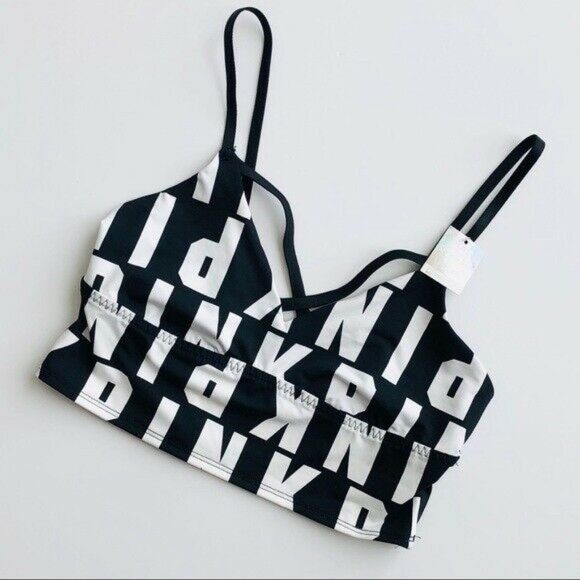PINK Victoria's Secret Other - VS PINK black & white logo sports bra - XS